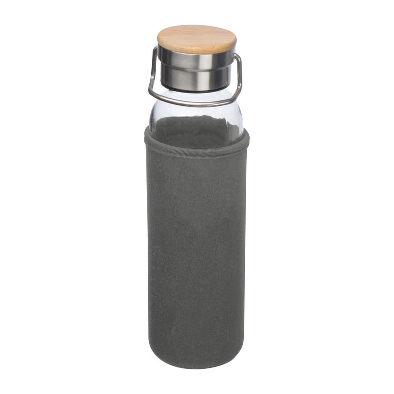 Üveg ivópalack neoprén tokban, 600 ml