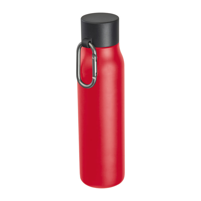 Vákuumszigetelt termosz karabinerrel, 600 ml